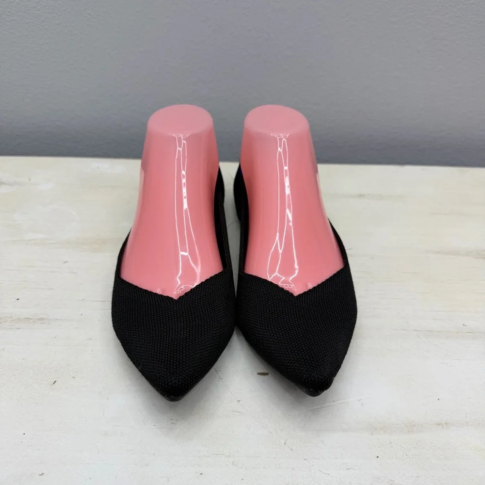 Rothy’s Black Pointed Toe Flats Size 7.5